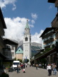 Hlavn ulica v Cortina 'd Ampezzo.