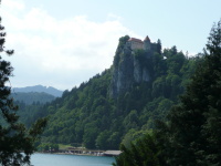 Bled - hrad nad jazerom.