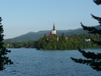 Bled - kostolik na ostrove.