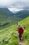 V dia�ke je vidie� fjord Loch Etive
